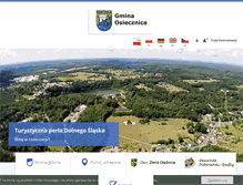 Tablet Screenshot of osiecznica.pl